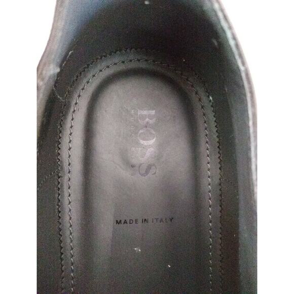 Hugo Boss Men\'s Shoes Business Man Luxury Leather Brown Made In Italy main image 7